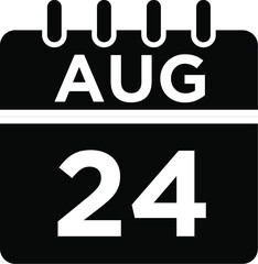 08-Aug - 24 Glyph Icon
