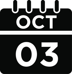 10- Oct - 03 Glyph Icon