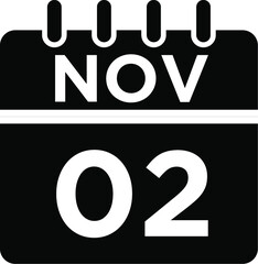 11- Nov - 02 Glyph Icon
