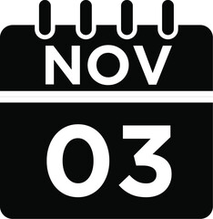 11- Nov - 03 Glyph Icon