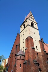 Fototapeta na wymiar Roman Catholic church in Poland