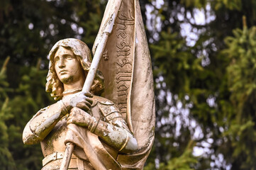 France Longwy Jeanne d'Arc statue pucelle