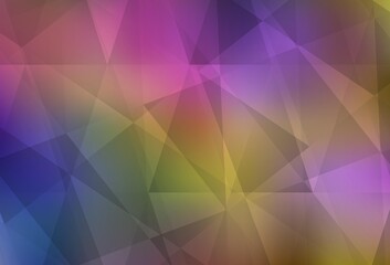 Obraz premium Light Multicolor vector low poly background.