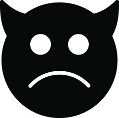 Obraz premium cry Glyph Icon