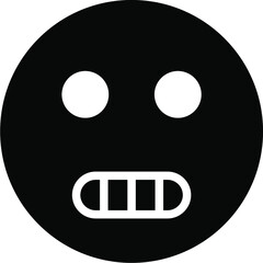grimacing Glyph Icon