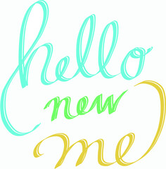 hello new me illustration 