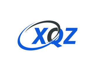 XQZ letter creative modern elegant swoosh logo design