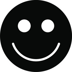 smiling Glyph Icon