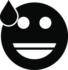 sweating Glyph Icon