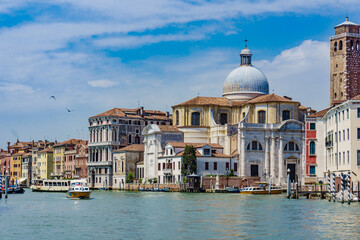 Naklejka premium Architecture and landmark of Venice. Cozy cityscape of Venice
