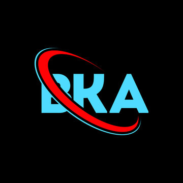BKA logo. BKA letter. BKA letter logo design. Initials BKA logo linked with circle and uppercase monogram logo. BKA typography for technology, business and real estate brand.