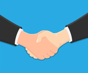 Handshake icon - vector illustration . partnership, partner, agreement, deal, contract, business, businessman, teamwork, meeting, flat icons .