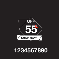 Shop now color discount sticker. Shop now red bent label isolated on white background. discount lettering on modern round shape. illustration for promo advertising discounts