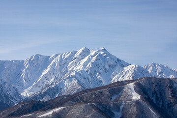 Obraz premium snow covered mountains
