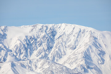 glacier in the mountains