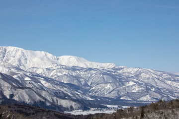 Naklejka premium snow covered mountains