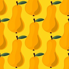 Fruit seamless pears pattern for fabrics and textiles and packaging and gifts and cards and linens and kids 