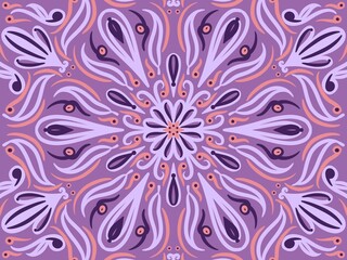 seamless pattern with flowers