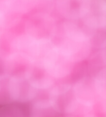 Pink bokeh as an abstract background.