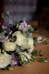 wedding bouquet of roses