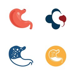 stomach care icon design concept
