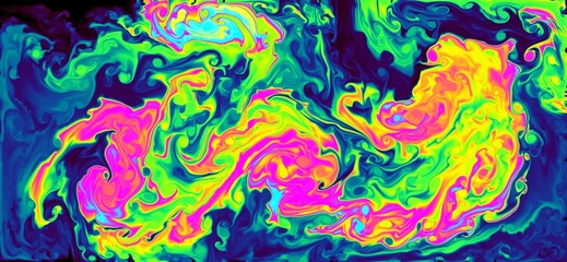 Liquid abstract background. green domination fluid vector banner template for social media, web sites. Wavy shapes