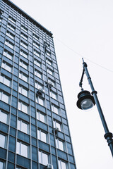 office building with sky