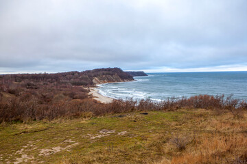 Picturesque Filinsky bay. Primorye. Kaliningrad region. Russia