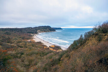 Picturesque Filinsky bay. Primorye. Kaliningrad region. Russia