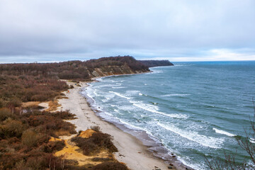 Picturesque Filinsky bay. Primorye. Kaliningrad region. Russia