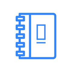 Jot down or notebook icon