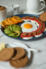 breakfast on the table