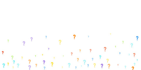 Question marks Quiz doubt survey faq public poll.