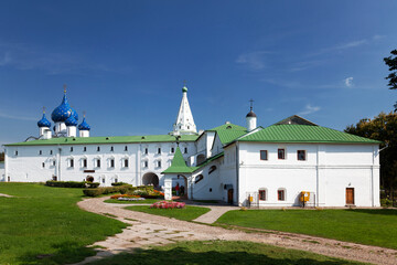 Suzdal Kremlin. Cathedral of the Nativity of the Virgin and the complex of Bishops' chambers. Suzdal, Russia