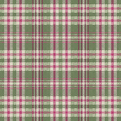 Seamless tartan plaid pattern background with vintage color.