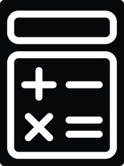 Obraz premium Calculator Vector Icon Design Illustration