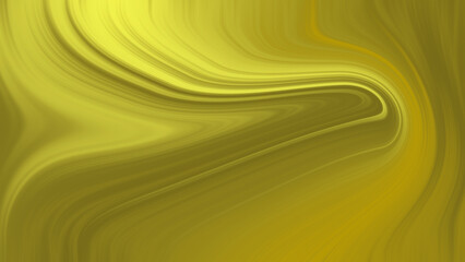 Fluid vibrant gradient of shades of yellow colors with smooth movement in the frame rises to the top with copy space. Abstract lines background concept