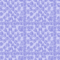 Crochet abstract background. Vector seamless pattern. Lace texture. knitted by hand or machine. Print for fabric, home textile, wrapping paper