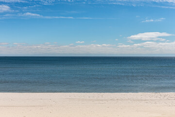 Fototapeta premium Seashore Background with Copy Space