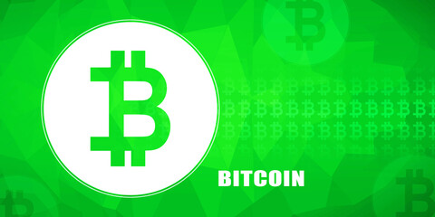 2d rendering bitcoin sign concept
