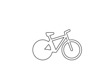 bicycle icon illustration