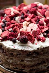 cheesecake with berries