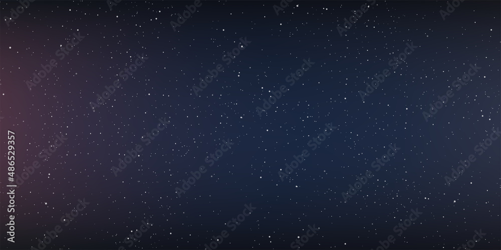 Wall mural star and star dust in deep universe. abstract space background. vector illustration.