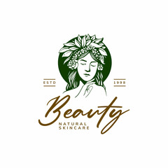 beauty woman logo