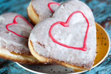 walentynkowe serca pączkowe