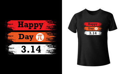 Happy Pi Day 3.14 T-Shirt Design Unique And Colorful 
T-shirt Design In The World.