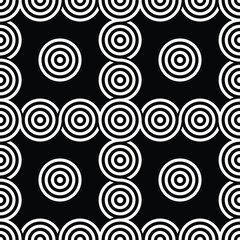seamless pattern with circles, background, vector illustration 