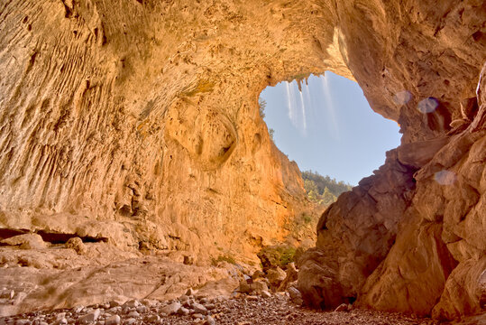 Arch Cave below Tonto Natural Bridge State Park, Arizona, USA