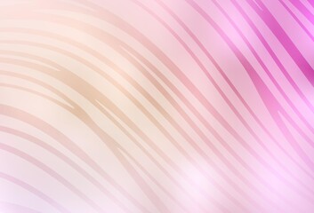 Light Pink, Yellow vector template with lines.