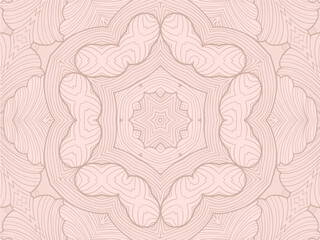 Pastel color background with mandala motif. Abstract geometric background. 